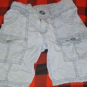 SO Light Gray Kids Cargo Shorts